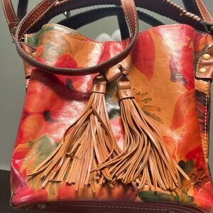 Patricia Nash floral leather purse